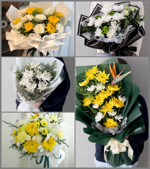 河南南阳社旗县朱集镇泥河赵村白事花束代送